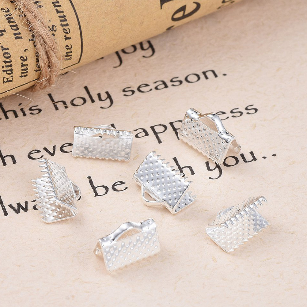 Jewelry Repair & Watches Durham Nc - Iron Ribbon Pinch Crimp Ends 100Pcs