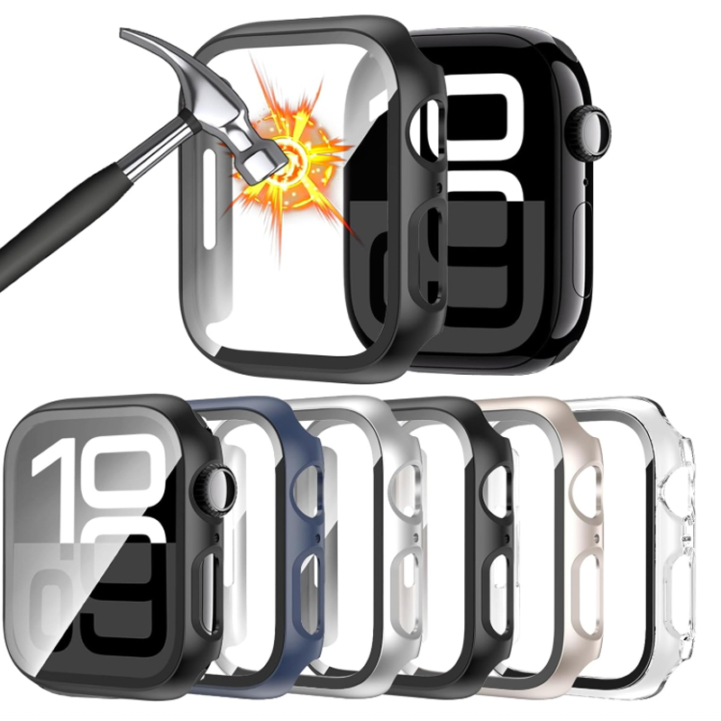 Tempered Glass+Case For Apple  - đánh giá và giá Jewelry Smart Watches