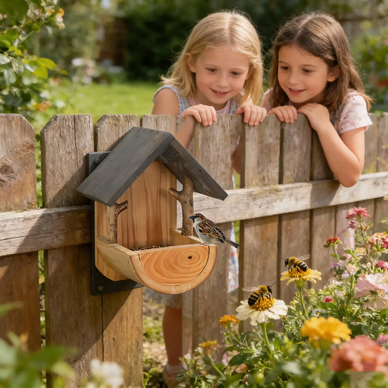 Wall Mount Wooden bird feeder  - đánh giá và giá Watches & Jewelry Lvmh