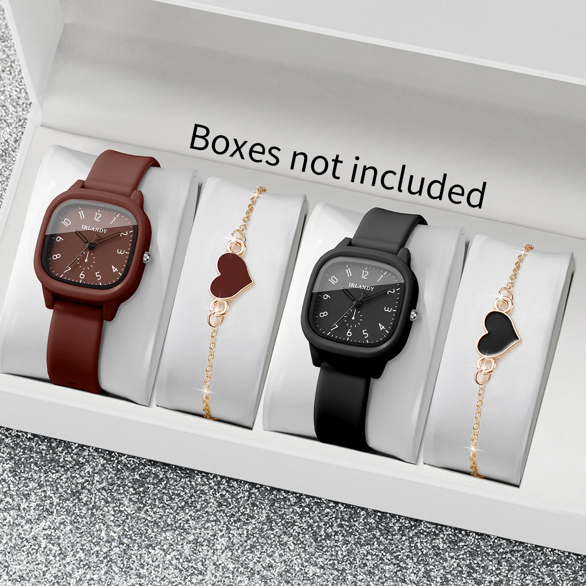 4PCS Fashion Square Women Quar - đánh giá và giá Jewelry Watches Women