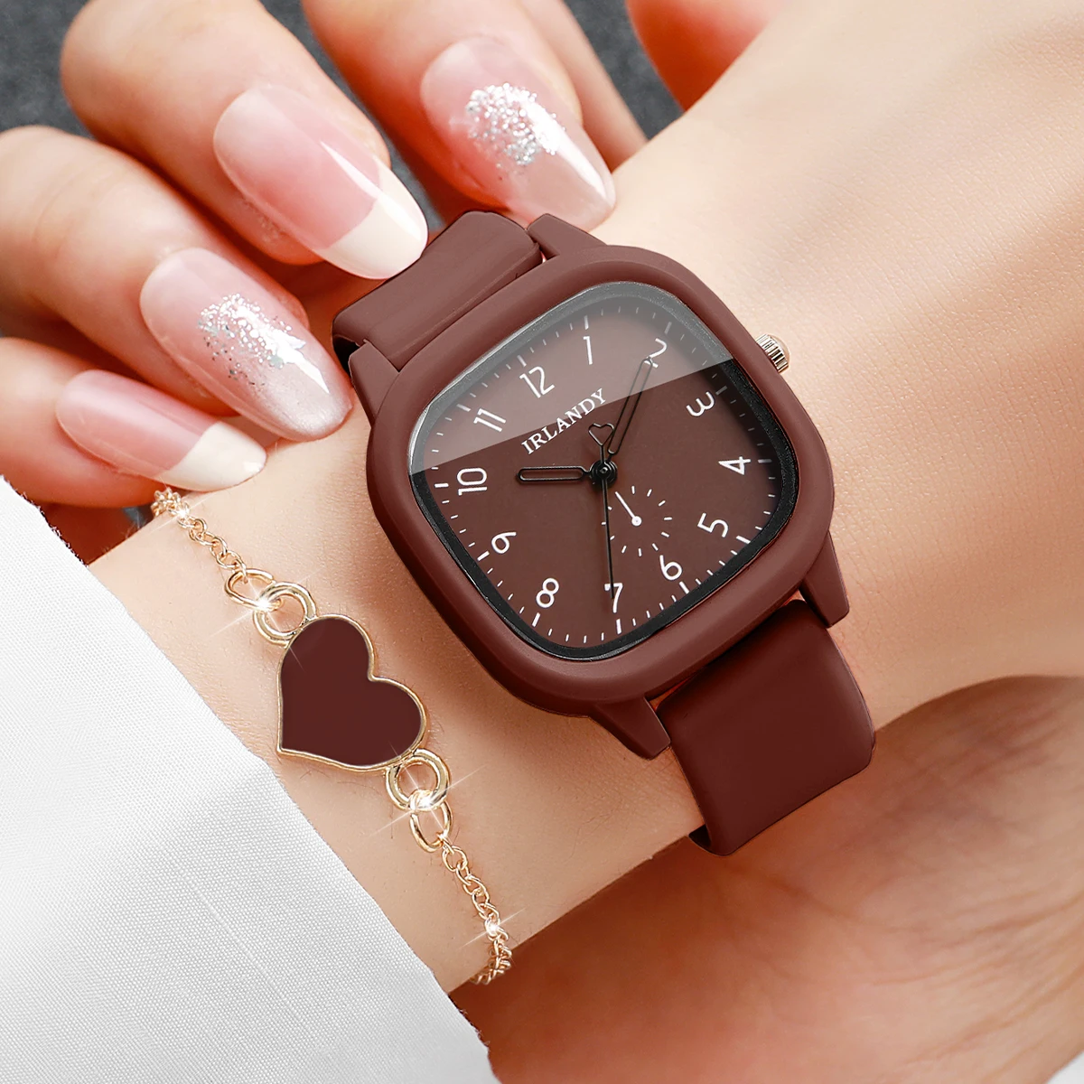 4PCS Fashion Square Women Quar - đánh giá và giá Jewelry Watches Women