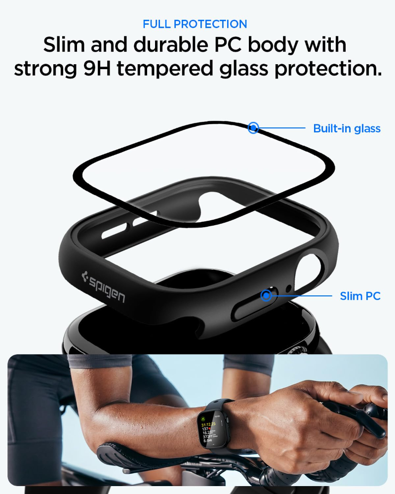 Tempered Glass+Case For Apple  - đánh giá và giá Jewelry Smart Watches