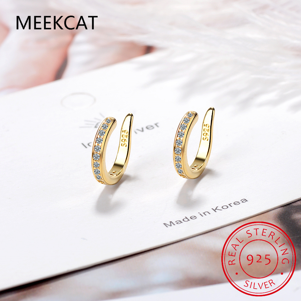 925 Sterling Silver Full Moiss - đánh giá và giá Ear Cuff No Piercing