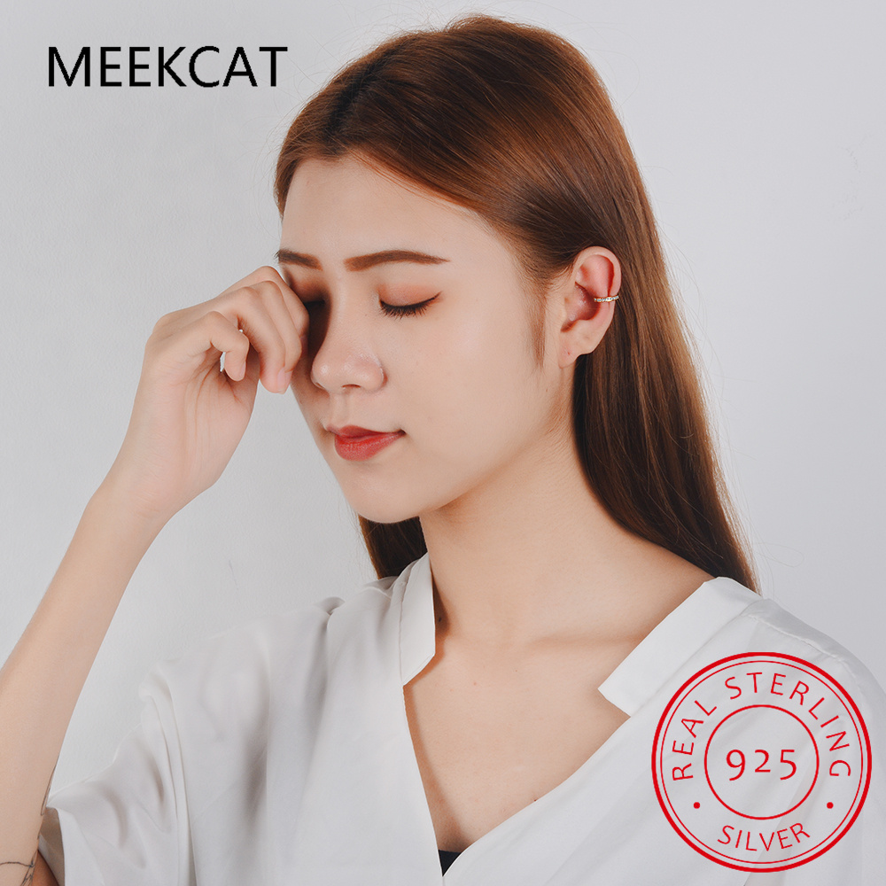 925 Sterling Silver Full Moiss - đánh giá và giá Ear Cuff No Piercing