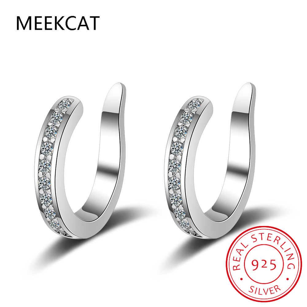 925 Sterling Silver Full Moiss - đánh giá và giá Ear Cuff No Piercing