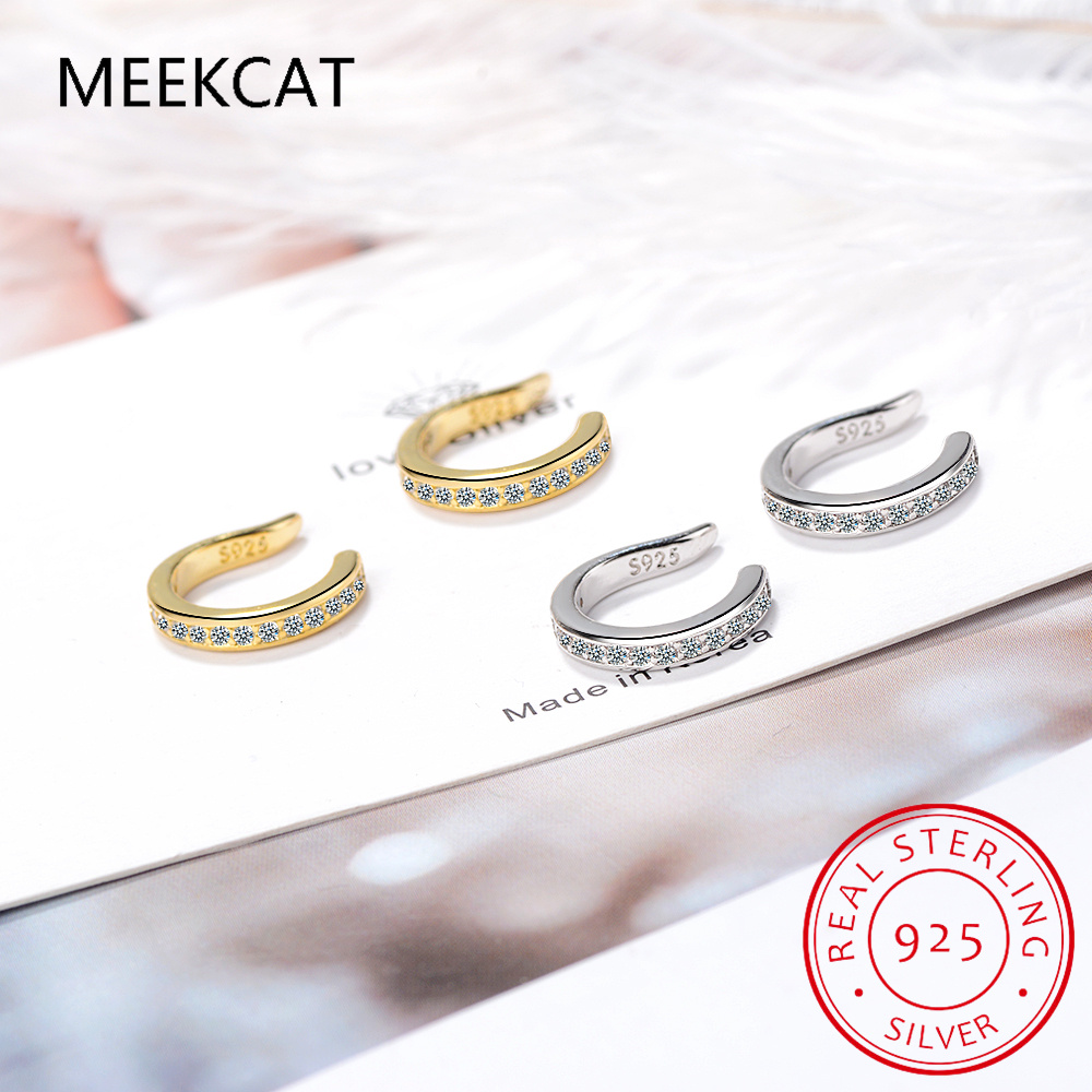 925 Sterling Silver Full Moiss - đánh giá và giá Ear Cuff No Piercing