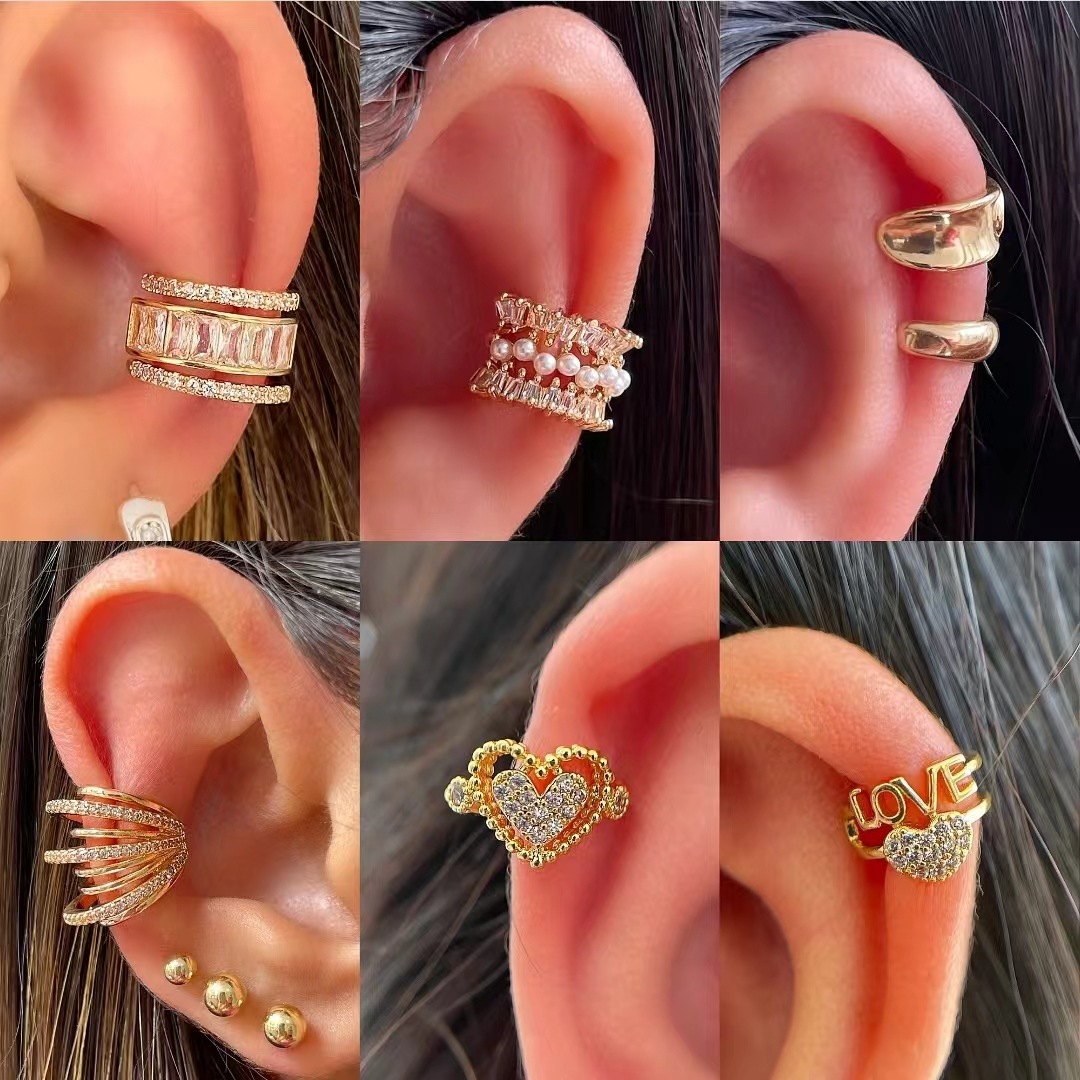 Korean Fashion Zircon Ear Clip - đánh giá và giá Ear Cuff No Piercing