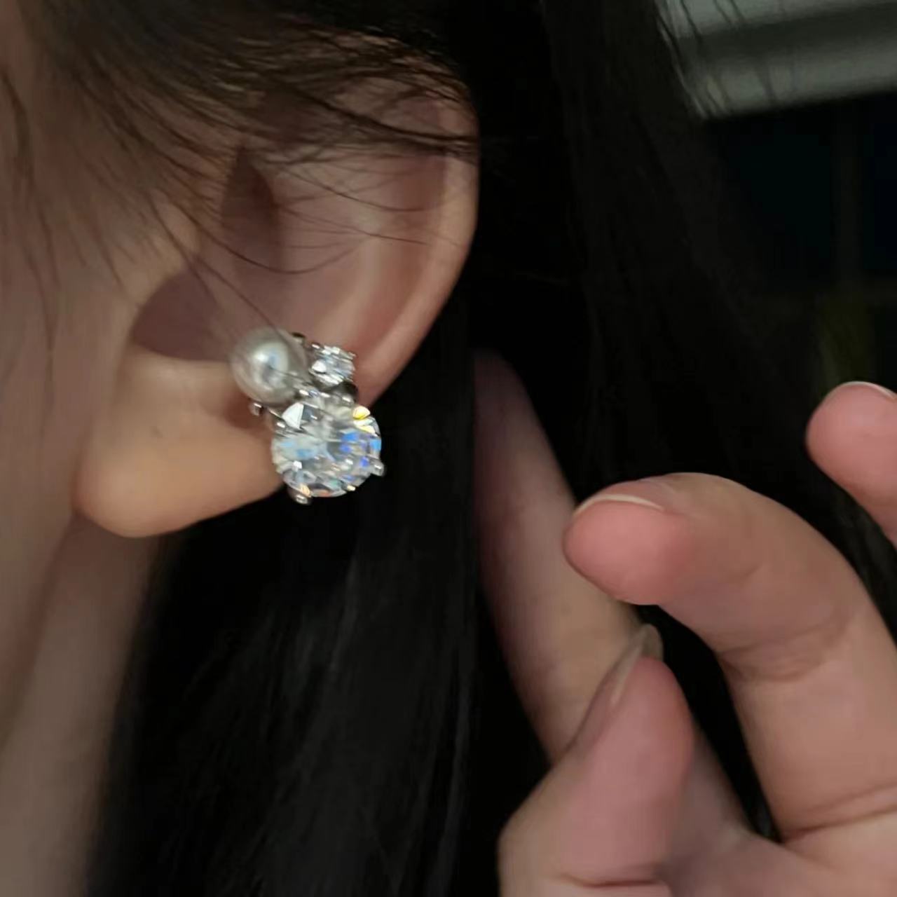 1Pcs Shiny Imitation Pearl Zir - đánh giá và giá Ear Cuff No Piercing