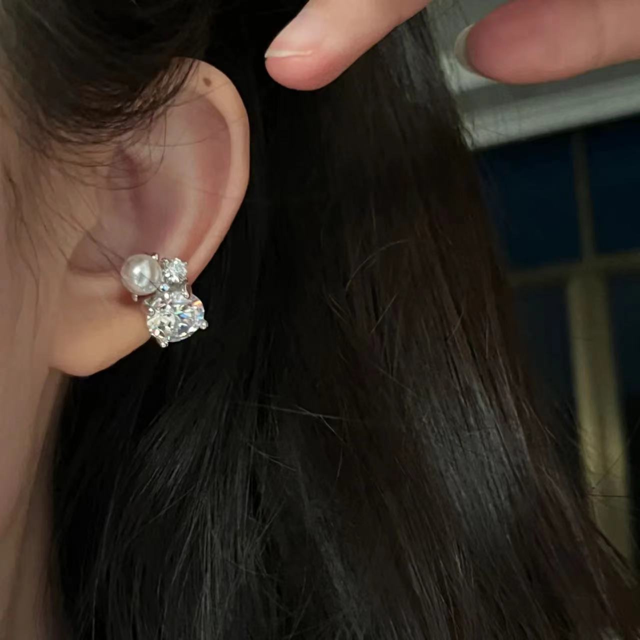 1Pcs Shiny Imitation Pearl Zir - đánh giá và giá Ear Cuff No Piercing
