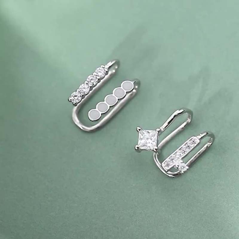 925 Sterling Silver Asymmetric - đánh giá và giá Ear Cuff No Piercing