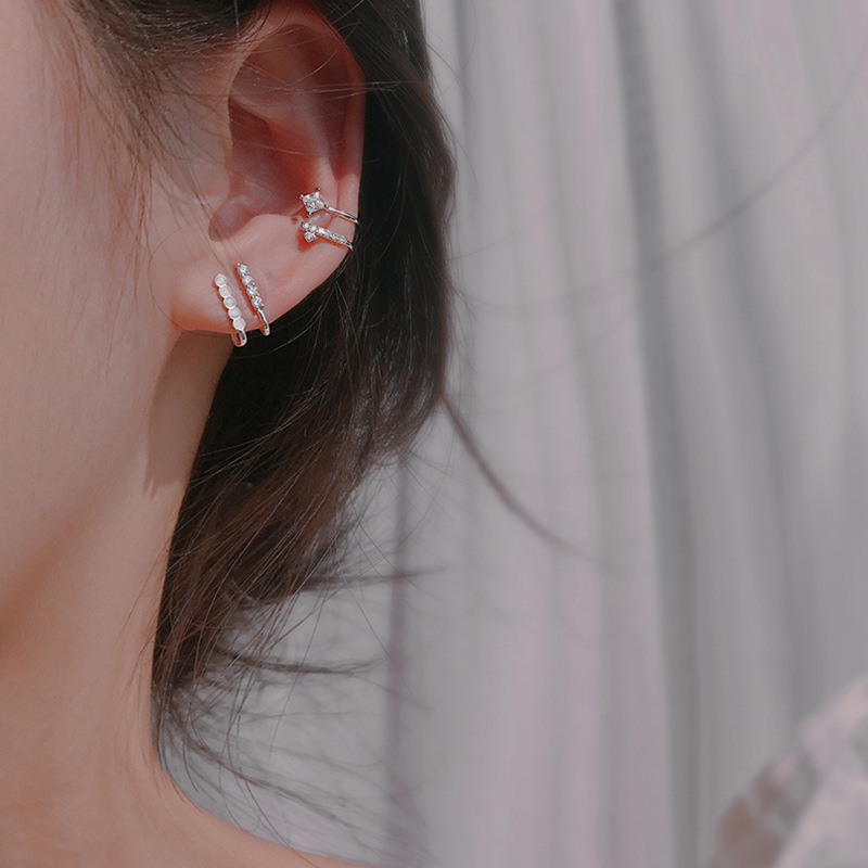 925 Sterling Silver Asymmetric - đánh giá và giá Ear Cuff No Piercing
