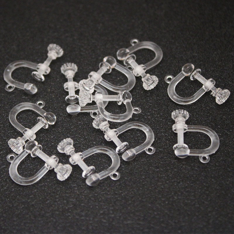 10 Chiếc Trong Suốt Nhựa Vít T - đánh giá và giá Ear Cuff No Piercing