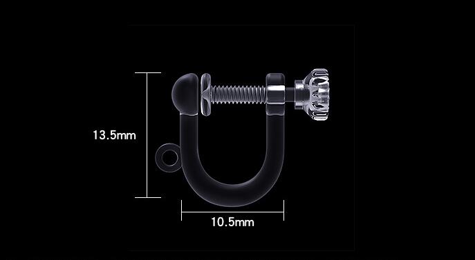 10 Chiếc Trong Suốt Nhựa Vít T - đánh giá và giá Ear Cuff No Piercing
