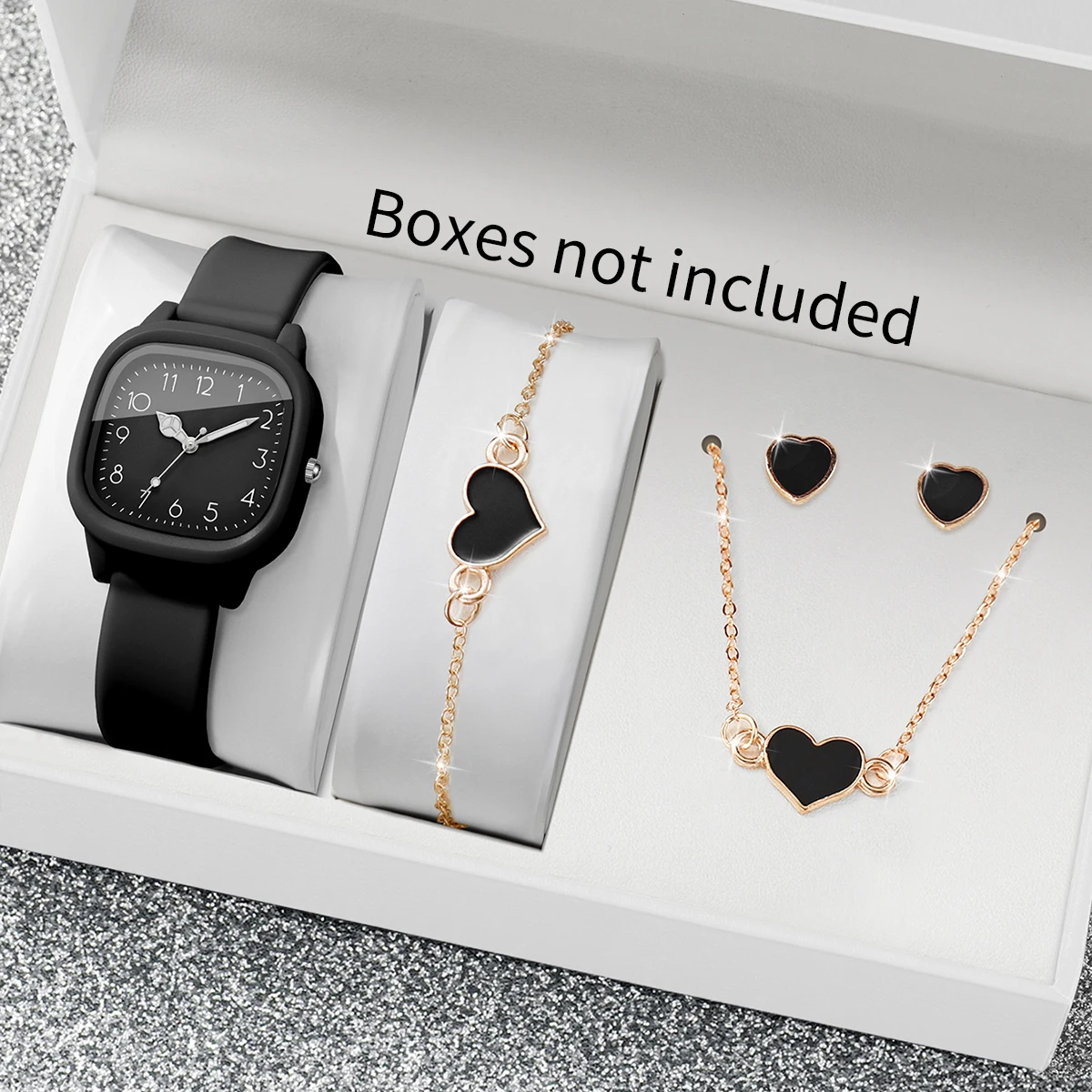 5PCS Fashion Square Women Watc - đánh giá và giá Jewelry Watches Women