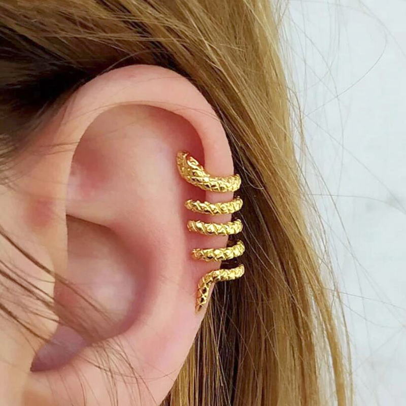 1PC Plated 24K Gold Vintage Cr - đánh giá và giá Ear Cuff No Piercing