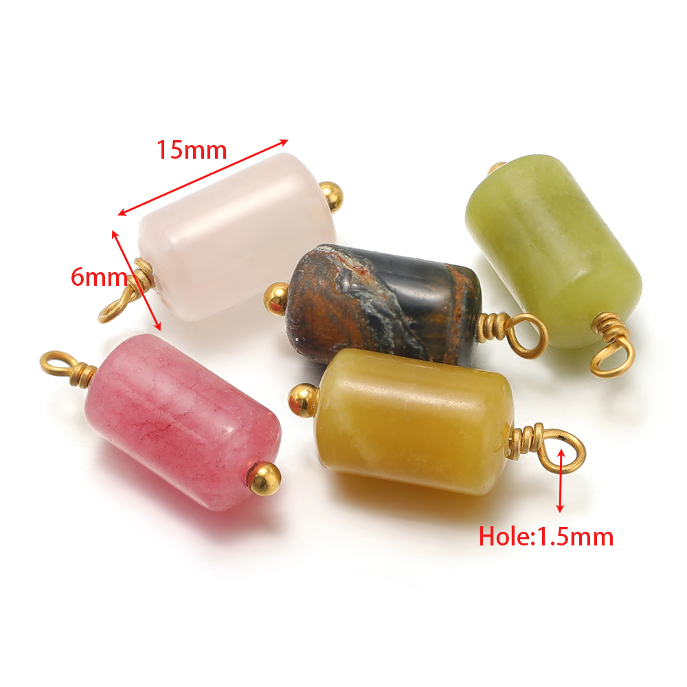 10pcs Stainless Steel Natural  - đánh giá và giá Drop Earrings