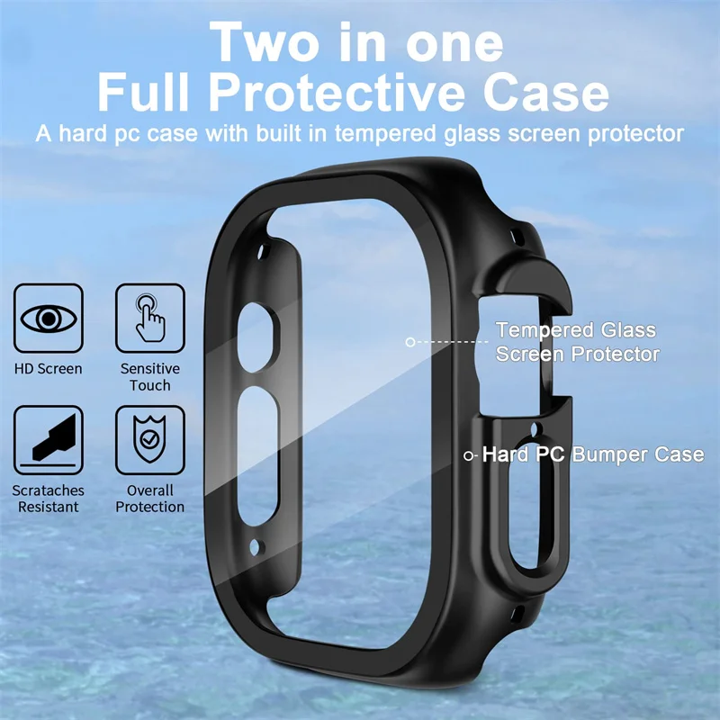 Glass+case For Apple Watch Ult - đánh giá và giá Jewelry Smart Watches
